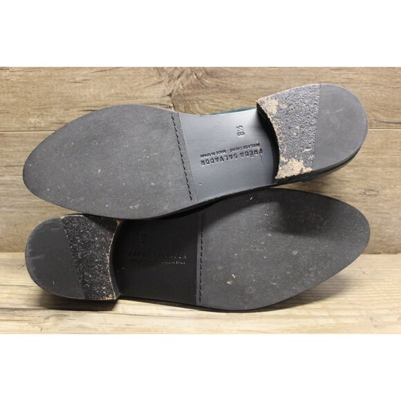 Freda Salvador women's suede leather pointed D'Orsay studded Oxford shoes - Picture 7 of 15